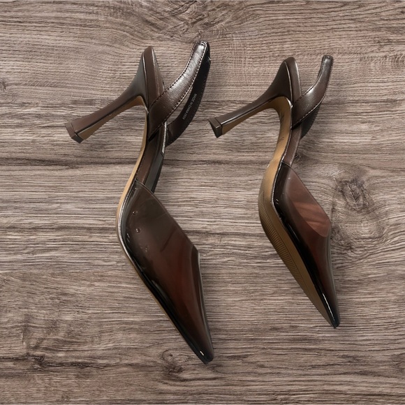 Chelsea & violet Mocha heels - Picture 3 of 6